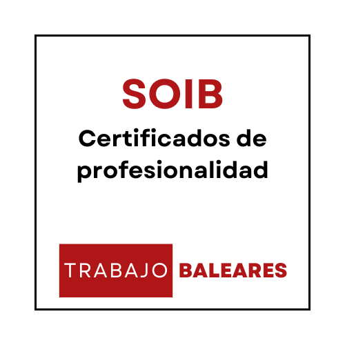 SOIB Certificados de profesionalidad